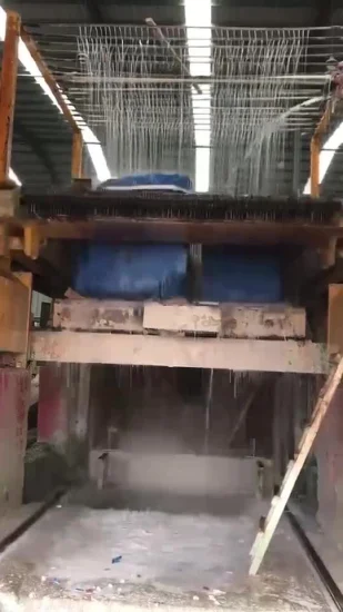 Fujian, 중국 석재 산업 Henglong 표준 수출 포장 80 100 블레이드 갱 톱 기계